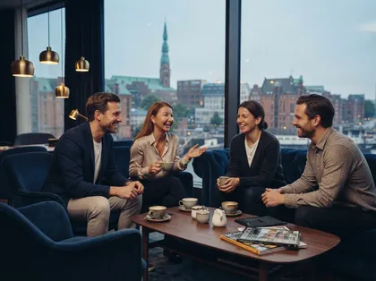 Lounge-Bereich für informelle Kundengespräche